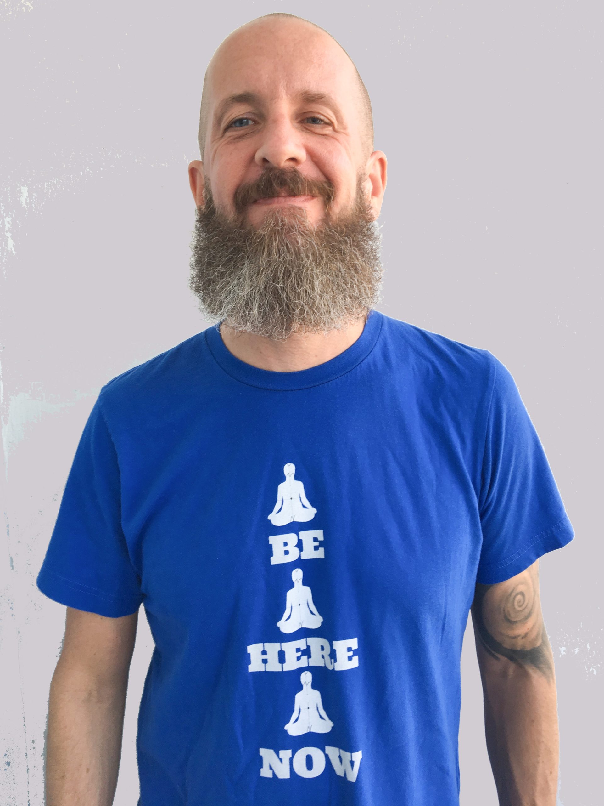 be-here-now-white-on-royal-blue-t-shirt-a-bearded-yogi-in-loving-memory-of-james-connelly-cropped-part-II