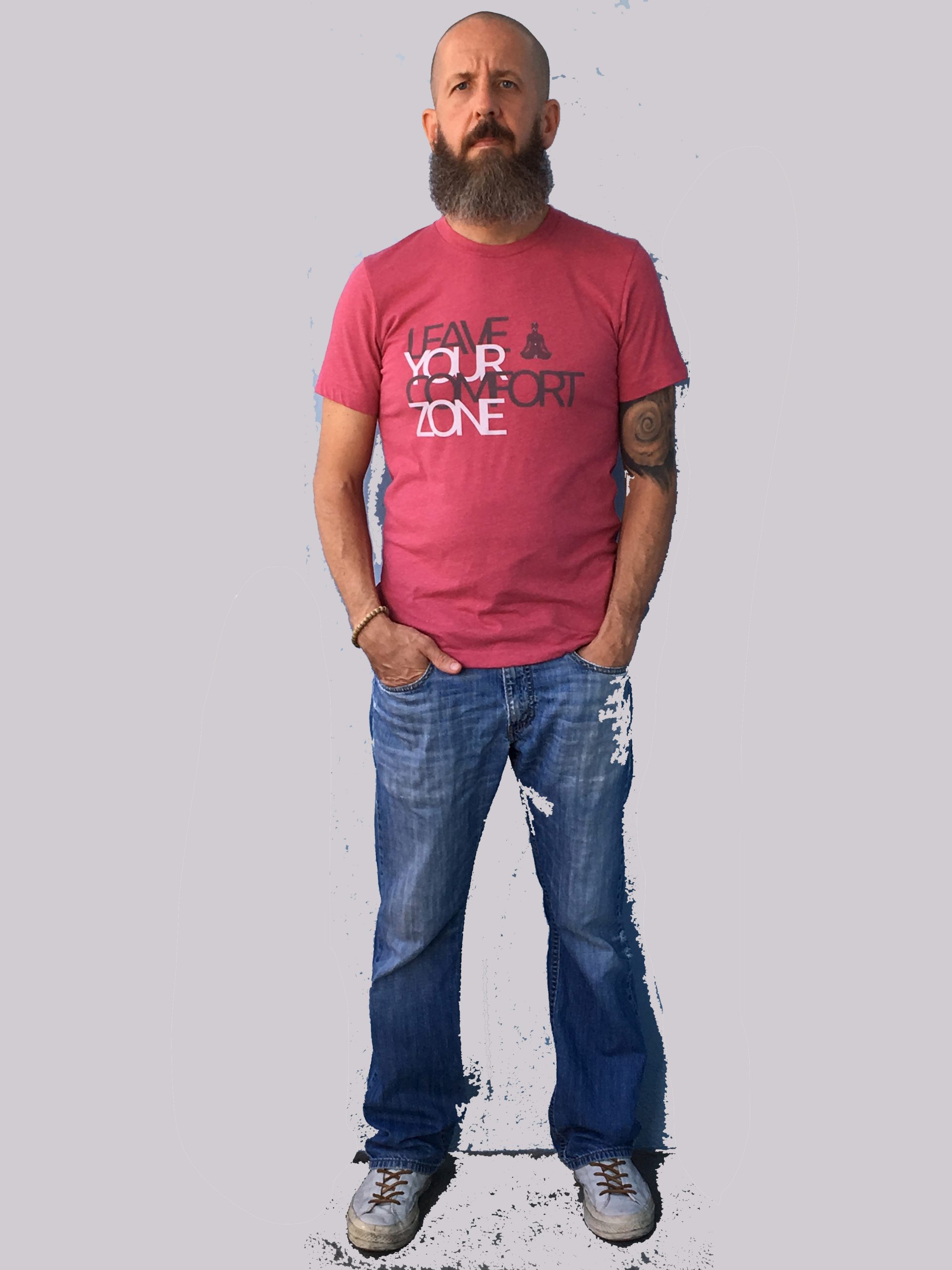 leave-your-comfort-zone--mixed-on-pink-t-shirt-a-bearded-yogi-in-loving-memory-of-james-connelly-part-CII